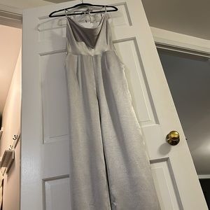 Silver Jumpsuit NWT